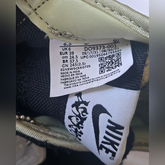 x Blazer Low Black and Green Men's Shoes NWOT - Picture 6 of 6